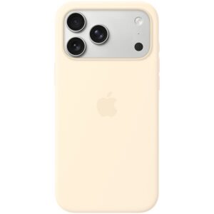 Apple iPhone 17 Pro Max Silicone Case with MagSafe - Vanilla