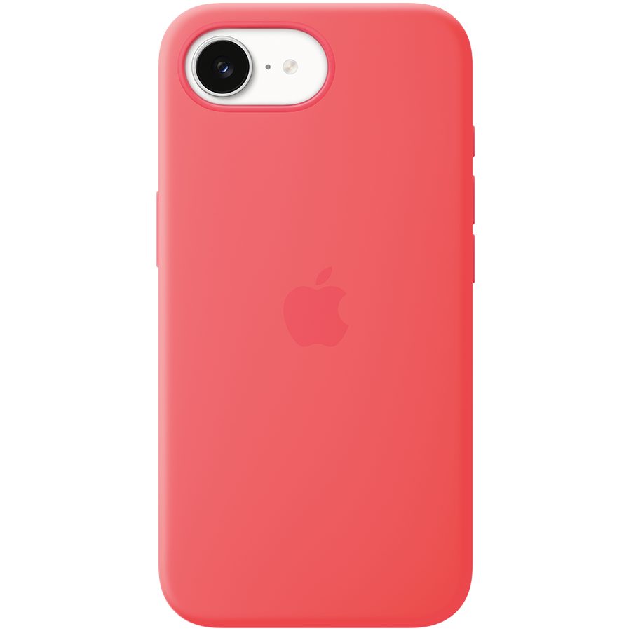 Apple iPhone 17e Silicone Case with MagSafe - Bright Guava