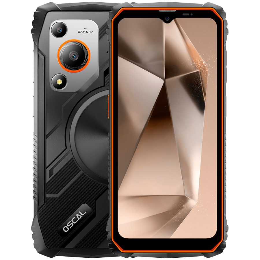 OSCAL Rugged smarthone Marine 1 LTE 6.56-inch HD 720x1612 90Hz Octa-core T615 up to 1.8 GHz RAM 4GB ROM 128GB Cam Rear 16MP Front 8MP 4G LTE WiFi