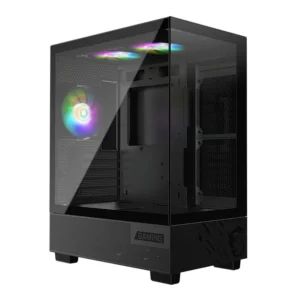 MSI MAG PANO M110A Micro-ATX Gaming Chassis – Black (PAG PANO M110A)