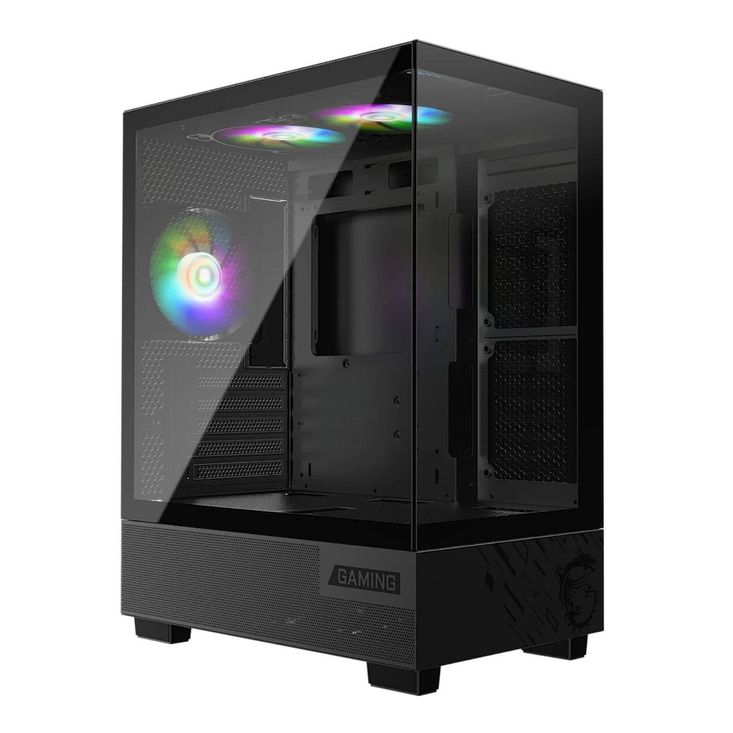 MSI MAG PANO M110A Micro-ATX Gaming Chassis – Black (PAG PANO M110A)