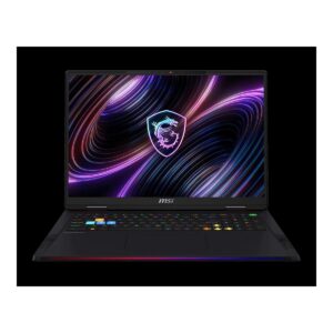 MSI / RAIDER 18 MAX HX A2WJ-1066ZA / INTEL CORE ULTRA 9 290HX / DDR5 6400MHz 64GB (2x 32GB) / 2TB NVME PCIE SSD / RTX 5090 GDDR7 24GB / 18" 16:10 UHD+ (3840x2400) MINILED 120Hz / WINDOWS 11 HOME / NO BAG INCLUDED / CORE BLACK / 2 YEAR WARRANTY
