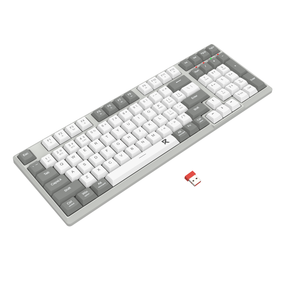 REDRAGON KB SCISSOR KEY 2.4G BT WRS BKWT - Image 5