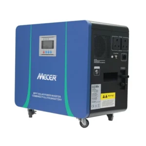 Mecer 2kW 25.6V 100Ah Lithium Inverter Trolley with 820W MPPT