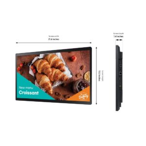 SAMSUNG 24'' EDGE LED FHD 300 NIT 16/7 HOUR PANEL TOUCH