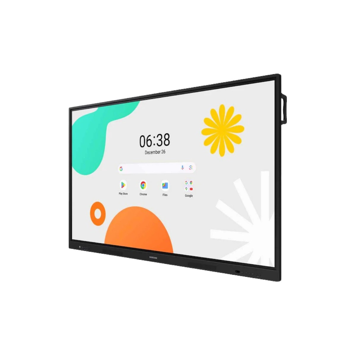 Samsung 86" Android Interactive Display Android 14 EDLA Certified Resolution: 3840 x 2160 UHD 400nit Brightness Build in Speakers HDMI out 40 PTS touch Wi-Fi & BT 3 YEAR WARRANTY
