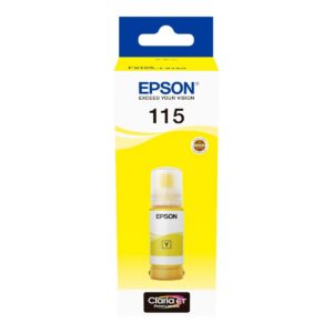 Epson 115 Ink Bottles Yellow 70ml EcoTank L8160 6200 pages 2300 Photos