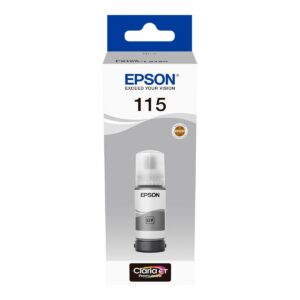 Epson 115 Ink Bottles Grey 70ml EcoTank L8160 6200 pages 2300 Photos