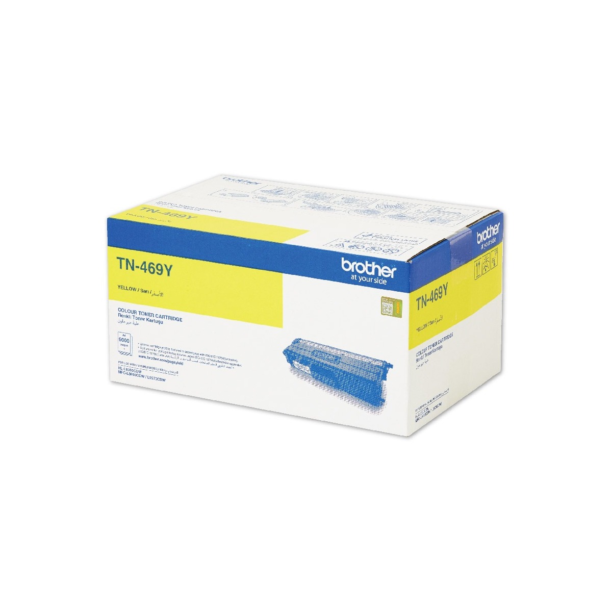 Brother / High Yield Yellow Toner Cartridge fro HLL8360CDW/ MFCL8690CDW/ MFCL9570CDW