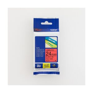 Brother 24MM Black on Red Laminated tape