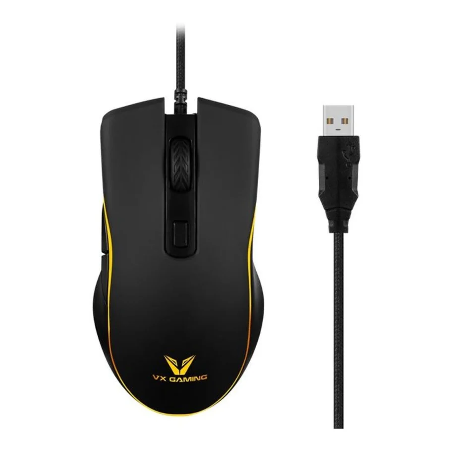 Volkano VX Gaming Hypnos Series Wired USB Gaming Mouse Black