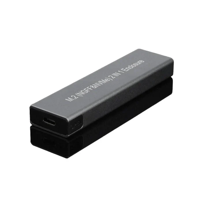 Mecer 2-in-1 USB-C M.2 NVMe & SATA SSD Enclosure (XF25SD-05)