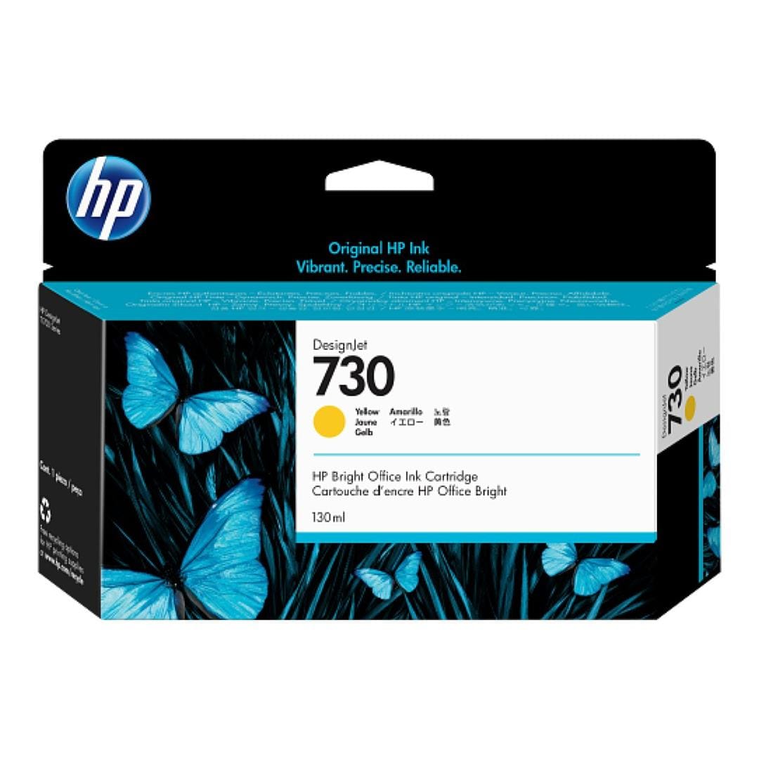 HP 730 130ml Original Yellow Inkjet Cartridge For Dj T1700 T1700dr