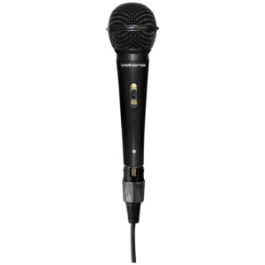 Volkano Ace Series Metal Wired Dynamic Vocal Microphone - Black