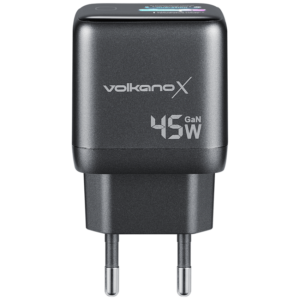 VolkanoX Monitor Nano Series 45w charger with screen - Black