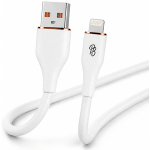 Pro Bass FlexiCord Series 2m USB to Lightning Charging Cable - White