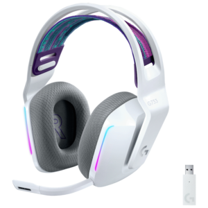 Logitech G733 Lightspeed Wireless RGB Gaming Headset - White
