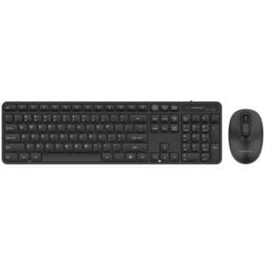 VolkanoX Garnet Bluetooth Wireless Keyboard and Mouse Combo - Black