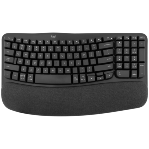 Logitech Wave Keys Wireless Ergonomic Keyboard - Graphite