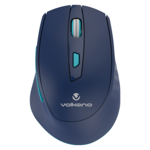 Volkano Chrome Series Wireless Mouse - Blue