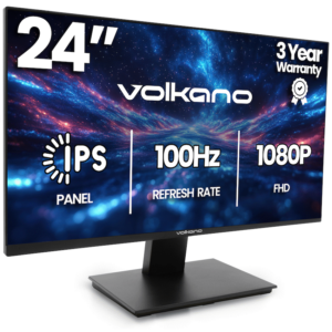 Volkano 24-inch Full HD IPS Monitor with HDMI/VGA, 100 Hz