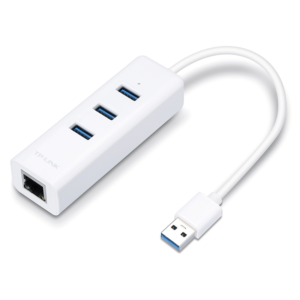 TP-Link UE330 USB 3.0 to Gigabit Ethernet Network Adapter with 3-Port USB 3.0 Hub