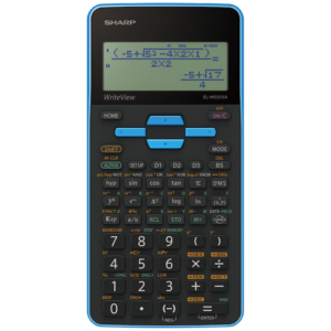 Sharp EL535 Scientific Calculator - 422 Functions- Blue