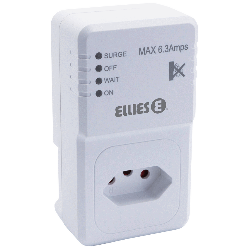 Ellies 1-Way TV Surge Adaptor with SANS 164-2