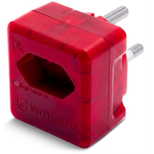 Switched 1 Way High Surge Network Safe Adaptor