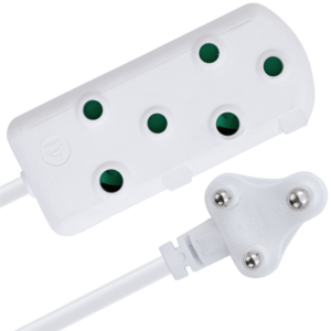Switched Heavy-Duty Side-by-Side (SBS) Extension Leads 10m - WT
