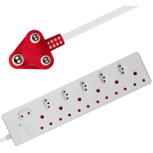 Switched Medium Surge 12-Way Multiplug 0.5m