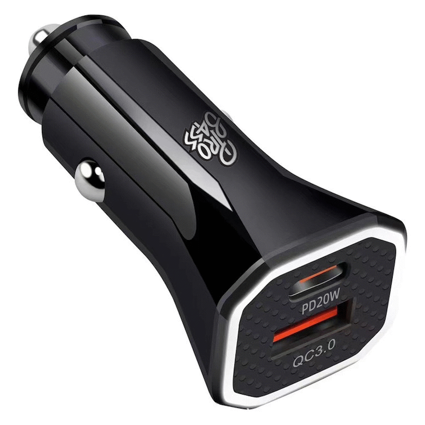 Pro Bass Dual USB + Type-C Car Charger 48w