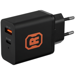 Volkano Rugged by Dual USB Wall Charger with QC3.0 and PD