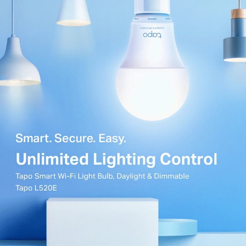 TP-Link Tapo L520E Smart Wi-Fi Light Bulb, Daylight & Dimmable - Image 2