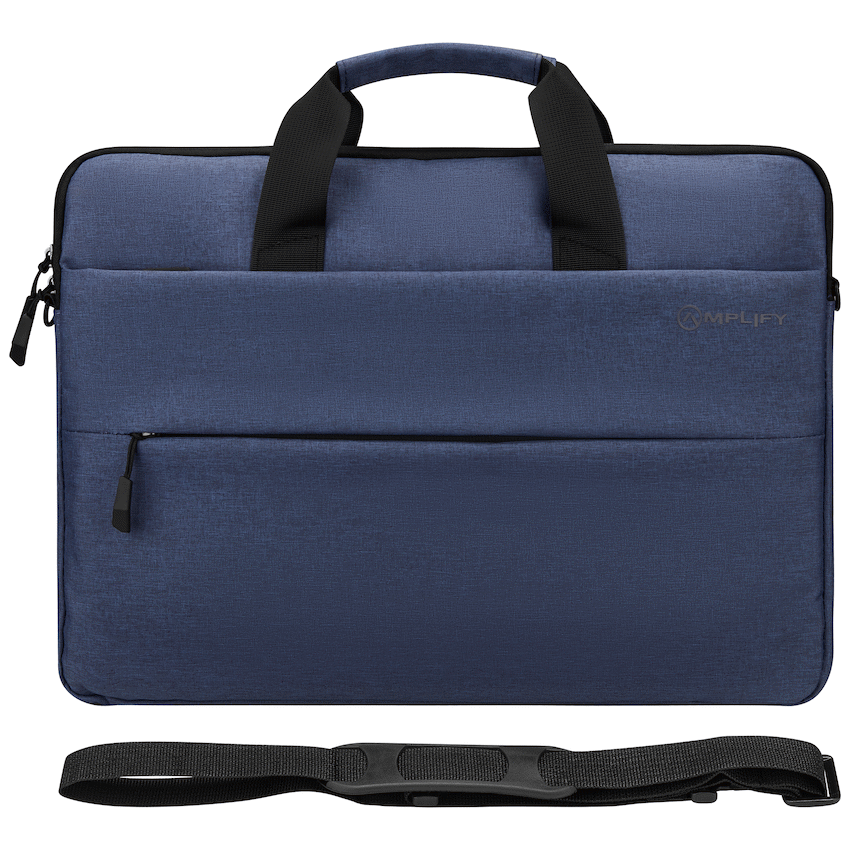 Amplify Cuba 15.6" Laptop Shoulder Bag Navy - Image 2