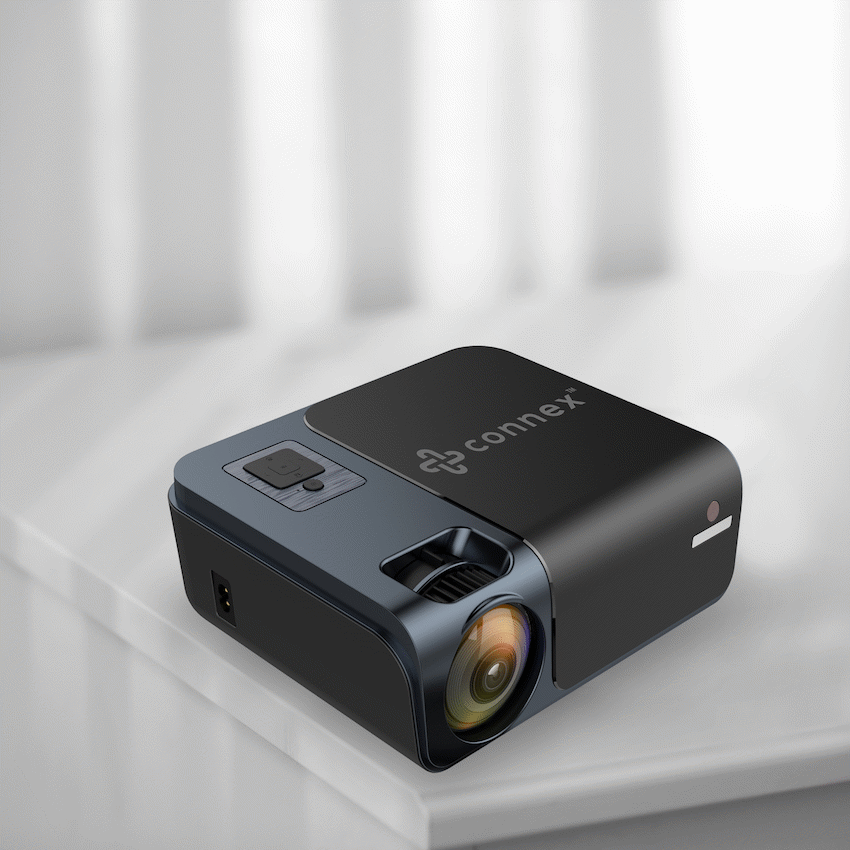 Connex Lumen series 1080P Projector with WIFI - Black - Image 2