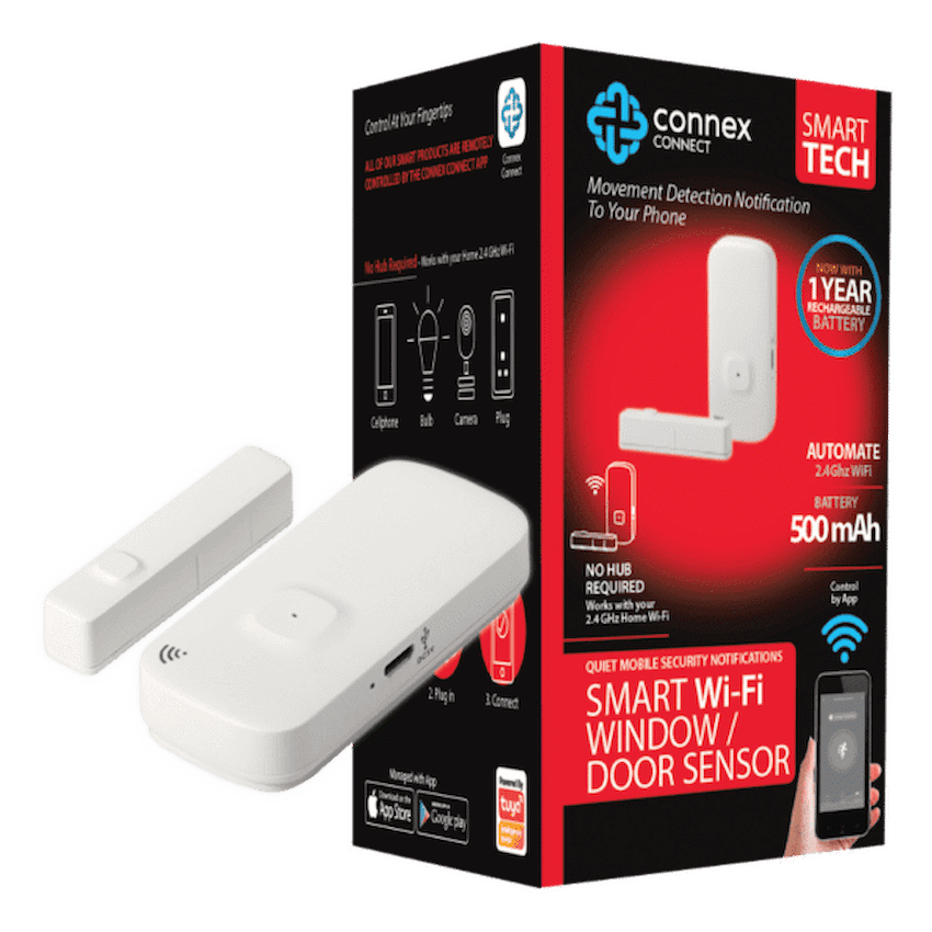 Connex Connect Smart WiFi Door Window Sensor Recharge - Image 2