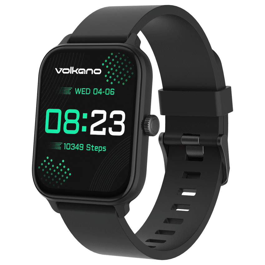 Volkano Linea Series Ultra-Slim Smartwatch - Black - Image 2