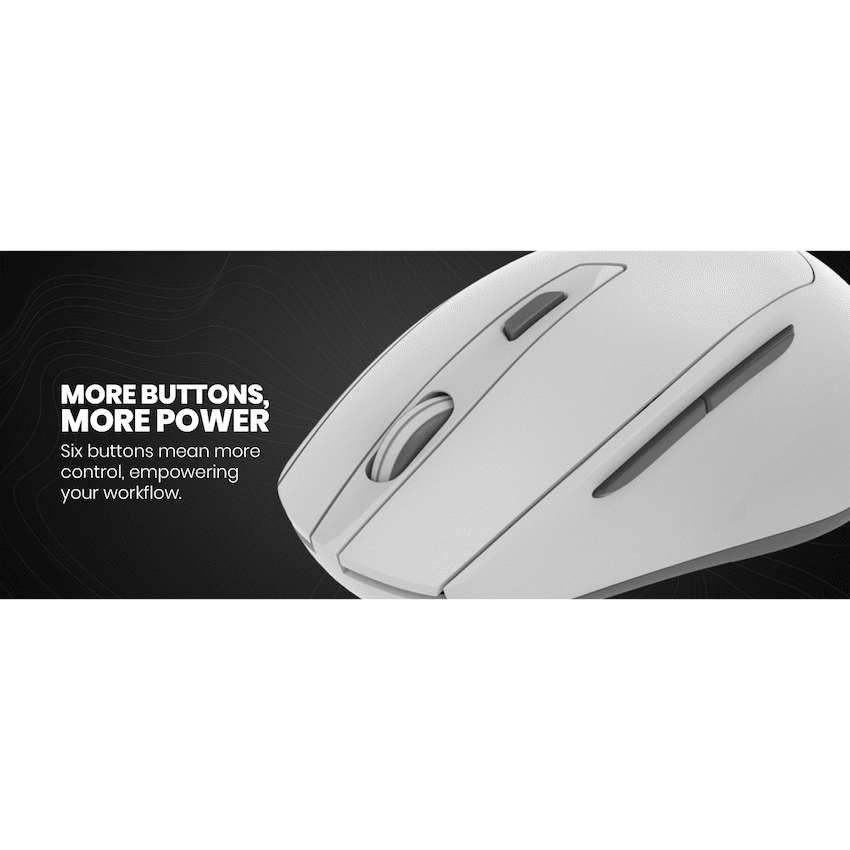 Volkano Chrome Series Wireless Mouse - Gray - Image 3