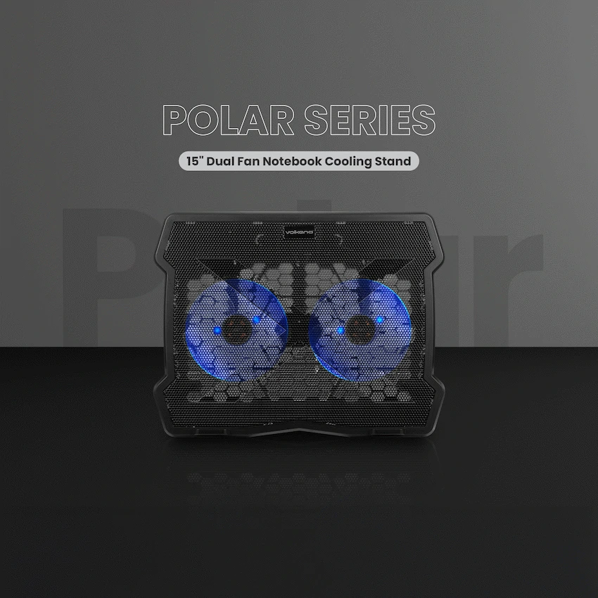 Volkano Polar Series 15" Dual Fan Notebook Cooling Stand - Image 3