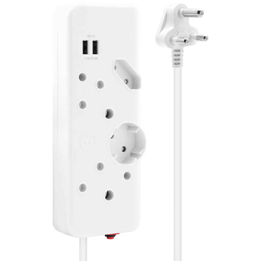 Ellies 4-Way Multiplug - 2 x USB 2.4a - 0.4m - Image 3