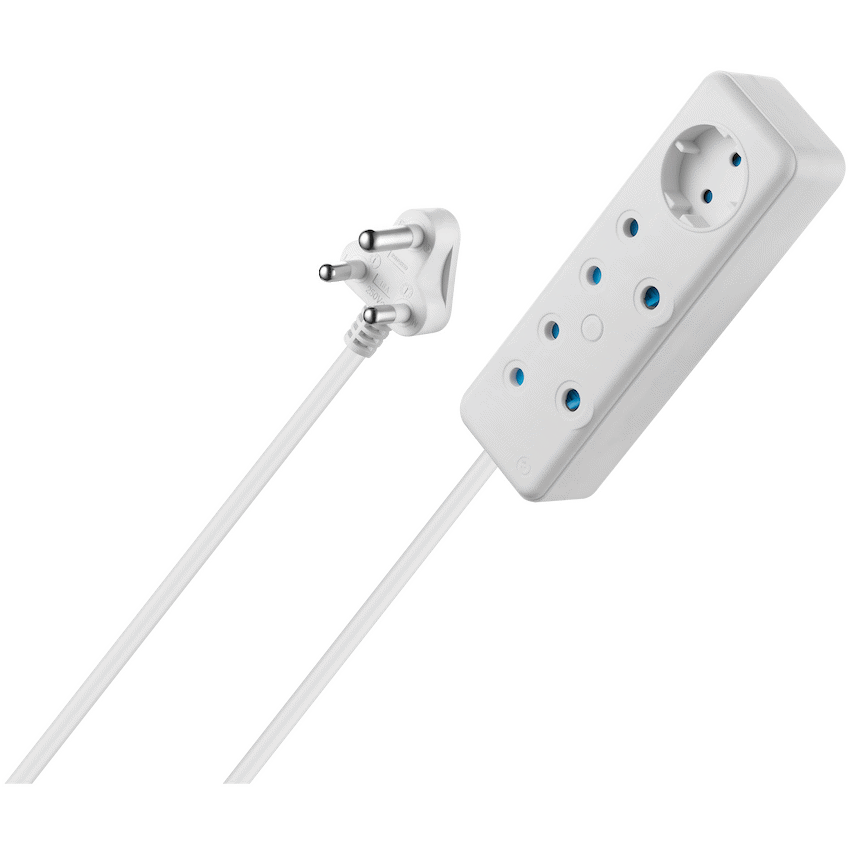 Switched 3 Way Multiplug - White - Image 3