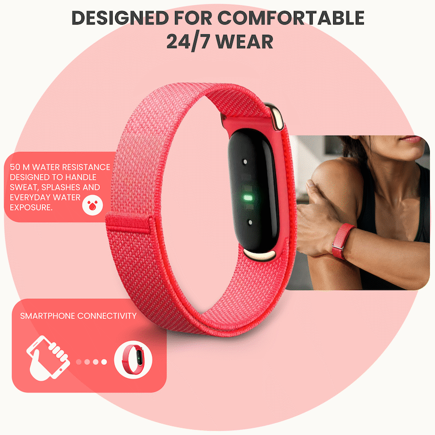 Google Fitbit Air Fitness Activity Tracker Band - Berry - Image 3