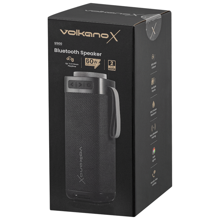 VolkanoX S500 Portable Bluetooth Speaker - Image 3