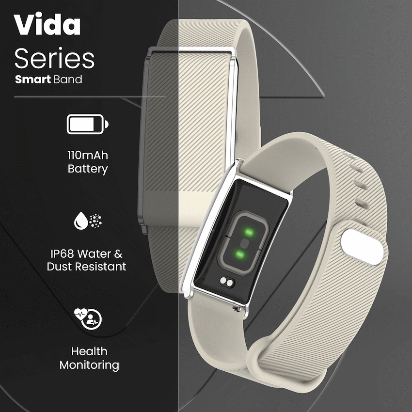Volkano Vida - Smart Band - Beige - Image 3