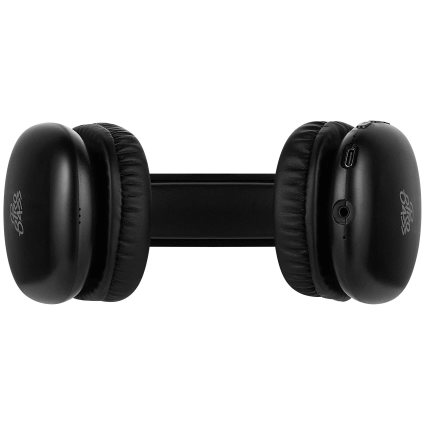 Pro Bass Retro Bluetooth Wireless Headphone with PU Case - Black - Image 4