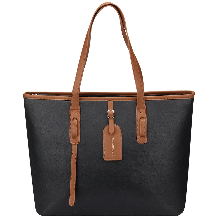 Supanova Elara Ladies 15.6" Laptop Tote Bag Black - Image 4