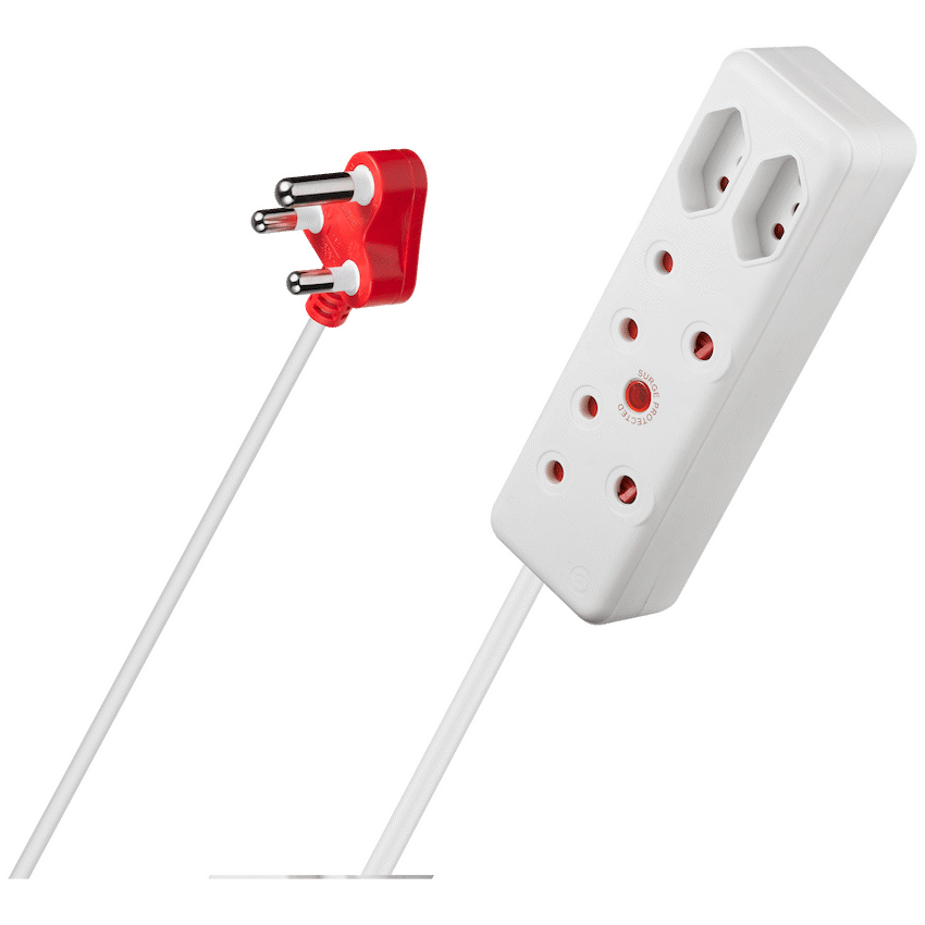 Ellies 4 Way Surge Extension Lead -3M - WT - Image 4