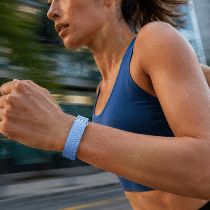 Google Fitbit Air Fitness Activity Tracker Band - Blue - Image 4