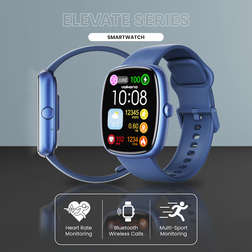 Volkano Elevate - Smartwatch - Blue - Image 4